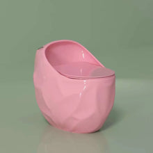 Load image into Gallery viewer, Egg Shaped Closet S-trap Siphon Jet Flushing One Piece Ceramic WC Toilet Bowl Porcelain Highend Quality