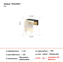 Load image into Gallery viewer, Gate wall light
Outdoor gate wall lamp
LED gate wall light
Modern gate wall lighting
Decorative gate wall lamp