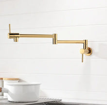 Load image into Gallery viewer, Pull down kitchen faucet
Pull out kitchen faucet
Single handle kitchen faucet
Double handle kitchen faucet
Commercial style kitchen faucet
Touchless kitchen faucet
Wall mount kitchen faucet
Deck mount kitchen faucet
Stainless steel kitchen faucet
Black kitchen faucet
Brass kitchen faucet
Matte black kitchen faucet