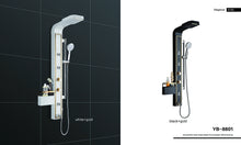 Load image into Gallery viewer, Luxury Modern Style White and Gold Shower Panel