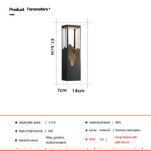 Load image into Gallery viewer, Outdoor entrance wall light
Luxury gate wall lamp
Motion sensor gate wall light
IP65 waterproof gate wall lamp
Modern villa gate wall lighting