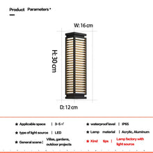 Load image into Gallery viewer, Gate wall light
Outdoor gate wall lamp
LED gate wall light
Modern gate wall lighting
Decorative gate wall lamp