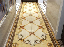 Load image into Gallery viewer, 600X600 Living room polished crystal carpet Tiles 800X800 Entrance aisle European style luxury restaurant Floor tiles puzzle
