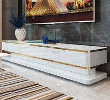 Load image into Gallery viewer, Luxury TV Stand Set cabinet post-modern living room Set with Coffee Table