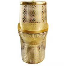 Load image into Gallery viewer, Gold Toilet Bowl Striped Style Luxury Modern Electroplated