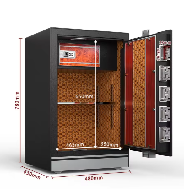 ISO Certified Luxury Fingerprint Digital Safe Box – Intelligent Solid Steel Vault