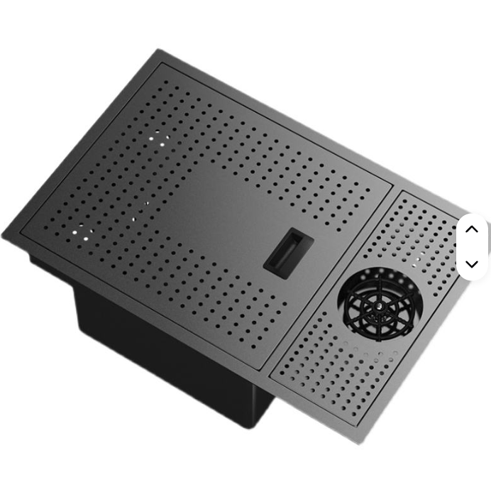 Luxury 304 Stainless Steel Black Nano Apron Front Kitchen Sink – Single Bowl Draining Sink | PVD Nano Finish