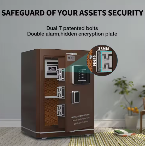 ISO-Certified Intelligent Digital Safe Box – Fingerprint Lock Solid Steel