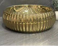 Load image into Gallery viewer, Luxury Royal Gold Wash Basin Countertop Electroplated