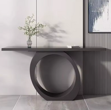 Load image into Gallery viewer, Modern Luxury Console  Entry Table – Simple Narrow Side Console with Iron Frame
