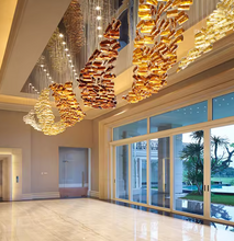 Load image into Gallery viewer, Nordic Style Custom Stainless Steel Luxury LED Chandelier