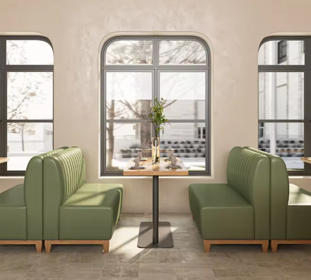 Oak Custom Wood Table and Chair Set – Square Café & Restaurant Furniture (Pre-Order)