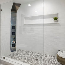 Charger l'image dans la galerie, 304 Stainless Steel Rectangular Shower Panel Multifunctional Wall-Mounted