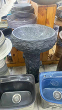 Загрузить изображение в средство просмотра галереи, Black Natural  Stone and Modern Wash Basin