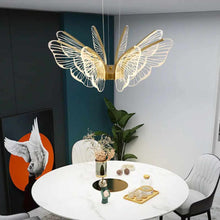 Cargar imagen en el visor de la galería, Butterfly Kitchen Chandelier for Bedroom Dining Room Lighting Chandeliers Dining Table Light Led Chandelier With Butterflies