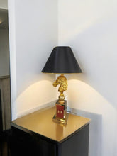 Load image into Gallery viewer, Luxury Modern Style Lamp Shade Hermes Inspired Black and Gold