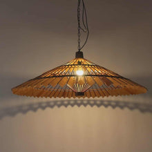 Lade das Bild in den Galerie-Viewer, Handmade Rattan Chandelier Natural Bamboo Pendant Lighting
