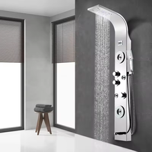 Charger l'image dans la galerie, Shower Panel Multi-Function 304 Stainless Steel Wall Mounted Cold And Hot Water