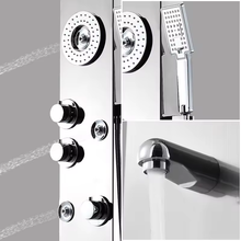 Charger l'image dans la galerie, Shower Panel Multi-Function 304 Stainless Steel Wall Mounted Cold And Hot Water