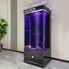 Charger l'image dans la galerie, Intelligent Ultra-Clear Glass Aquarium – Modern Smart Display Fish Tank with Aluminum Alloy Frame