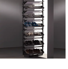 Load image into Gallery viewer, 360 Degree Rotating Adjustable Shoe Rack