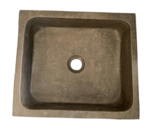 Load image into Gallery viewer, Natural Stone Countertop Wash Basin Rectangular Shape