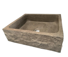 Load image into Gallery viewer, Natural Stone Countertop Wash Basin Rectangular Shape