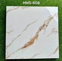 60x60 CM Glossy with Brown Line Porcelain Tiles