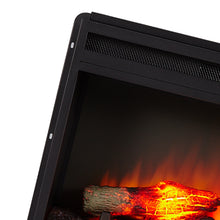 Load image into Gallery viewer, Electric fireplace decor mirror 3d led steel electric fireplace 26 inch