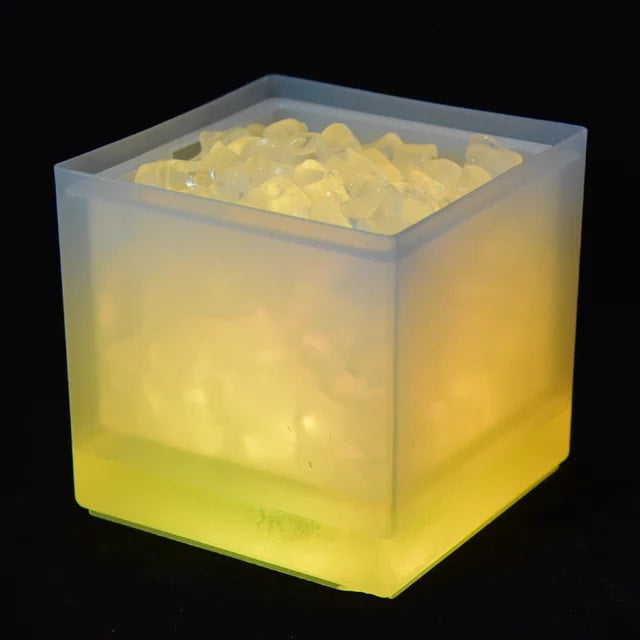 Multi color led light ice bucket