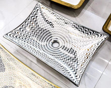 Load image into Gallery viewer, Bathroom luxury modern design ceramic hand wash basin
