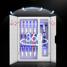 Load image into Gallery viewer, Toothbrush Sterilizer with Ozone 5 Slot for toothbrush and 1 slot for Razor