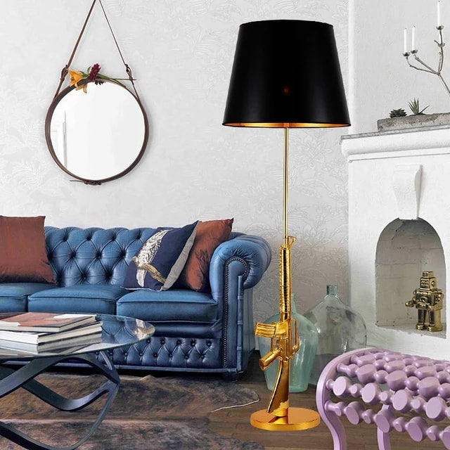 Table Lamp Hand curve AK-47 Gun Inspired