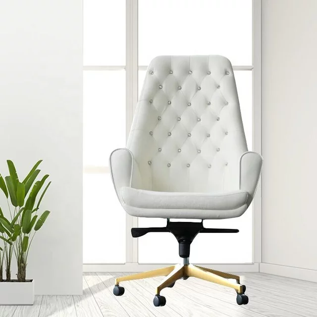 Comfortable leather office online chair