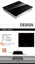 Load image into Gallery viewer, 4 Stove Burner High Quality Induction Cooker/Cooktop/Hob/Stove