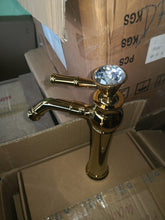 Load image into Gallery viewer, Electroplating Gold Tall Faucet for Wash basin