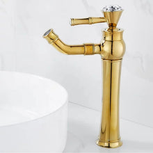 Load image into Gallery viewer, Electroplating Gold Tall Faucet for Wash basin