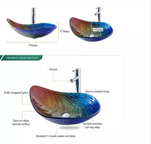 Load image into Gallery viewer, New Colors Art Vessel Toilet Vanity Table Top Lavatory Cabinet Countertop Faucets Luxury Bathroom Sinks Wash Basin