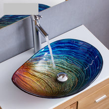 Load image into Gallery viewer, New Colors Art Vessel Toilet Vanity Table Top Lavatory Cabinet Countertop Faucets Luxury Bathroom Sinks Wash Basin