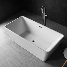 Load image into Gallery viewer, Rectangular custom Freestanding Acrylic Bathtubs tub