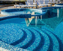 Load image into Gallery viewer, Mosaic Pool Tiles 30x30cm Square Blue Tiles for Swimming Pool Wall or Flooring Tile