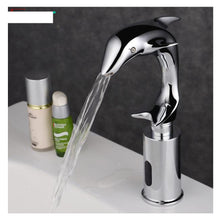 Load image into Gallery viewer, Brass Dolphin Animal Shape Sensor Faucet