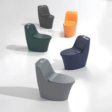 Load image into Gallery viewer, Luxury Sanitary Ware Floor Mounted Rimless Porcelain Nano Glaze One Piece Shower Toilet