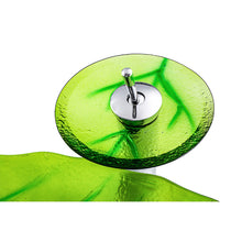 Load image into Gallery viewer, New Design Green Leaf Small Hand Basins Kitchen Bathroom Cabinet Sinks Color Modern Sink Bathroom Wash Basin with Pedestal