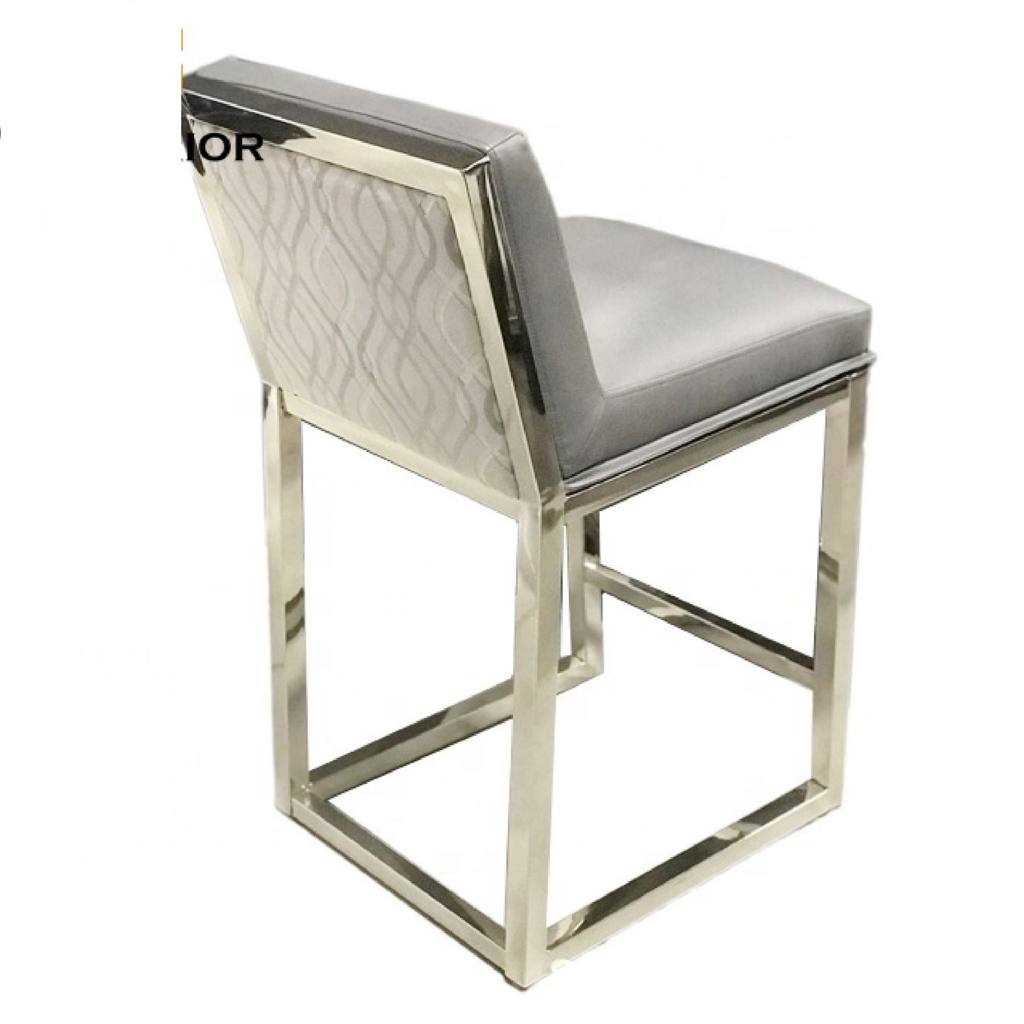 Colorful Velvet Fabric Stainless Steel Restaurant Dining bar Chair