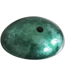 Load image into Gallery viewer, Green Bathroom Boat Shaped Tempered Glass Vessel Sink Bathroom Sanitary Ware with  Faucet and Pop Up Drainer Included