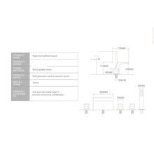 Cargar imagen en el visor de la galería, Bathroom bathtub faucet water mixer