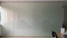 Load and play video in Gallery viewer, Intelligent PDLC Switchable Dimming Film Magic Glass Electric Aluminum Glass Swing Door Window