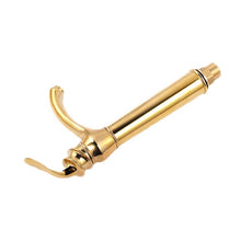 Load image into Gallery viewer, Single Countertop Gold Finish Basin Mixer Tap Faucet