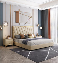 Load image into Gallery viewer, Luxury Design beds Gold Leaf Carving King Size Bed European Classic Royal Luxury Golden Wooden Bedroom beds